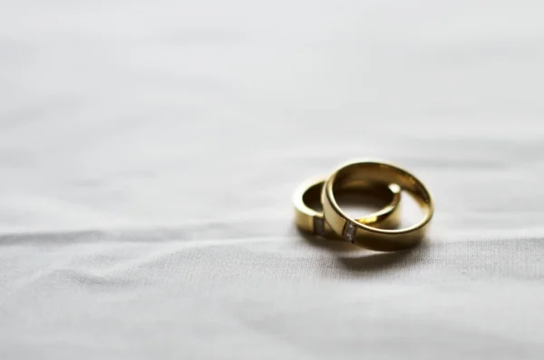 Caring gold plated rings