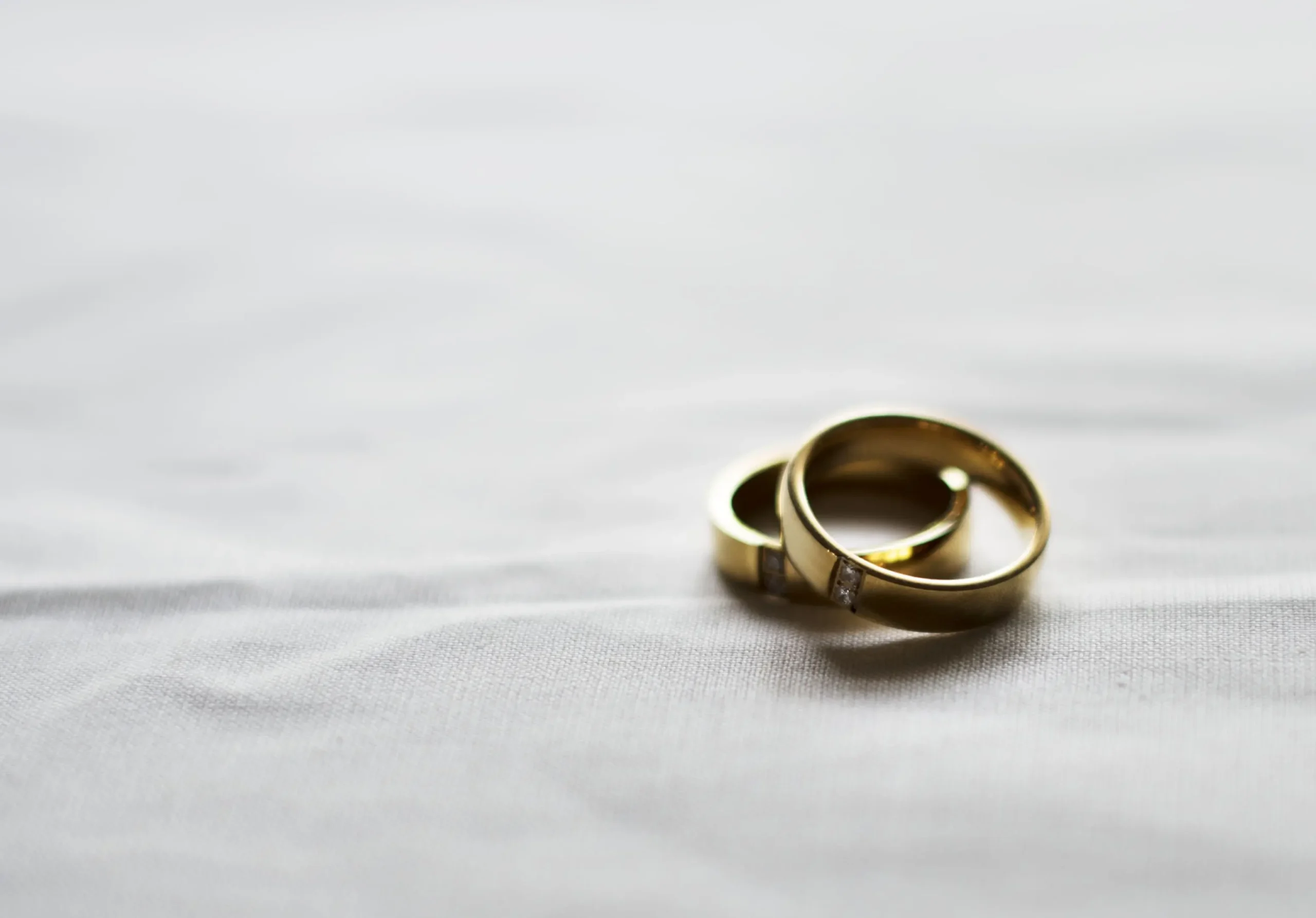 Caring gold plated rings